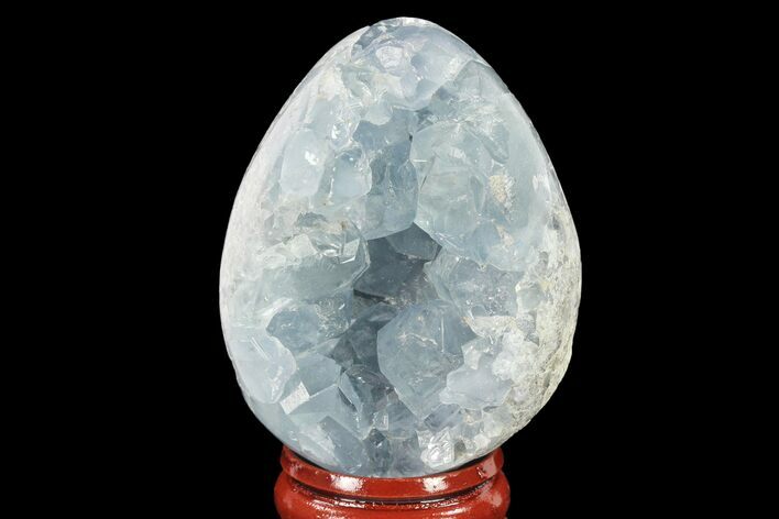 Crystal Filled, Celestine (Celestite) Egg - Madagascar #134618
